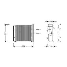 CHAUFFAGE REFROIDISSEUR FIAT PUNTO 10/1993