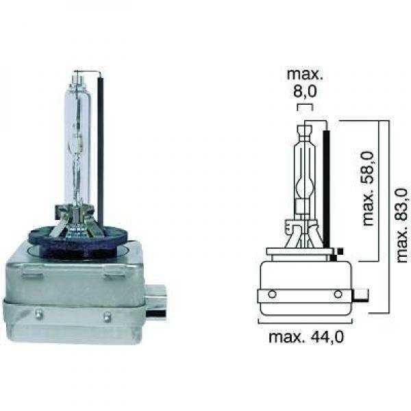 D8S 25W PK32d 1 D8S Xenon