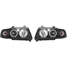 ENSEMBLE DE PHARES DESIGN A4. 94 99     KLARGLAS/SCHWARZ