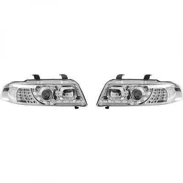 ENSEMBLE DE PHARES DESIGN A4. 99 00       KLARGLAS/CHROM