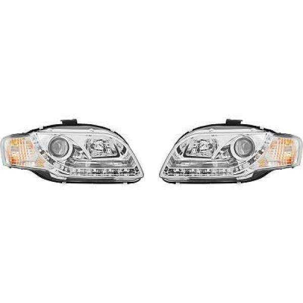 ENSEMBLE DE PHARES DESIGN A4. 04 08       KLARGLAS/CHROM