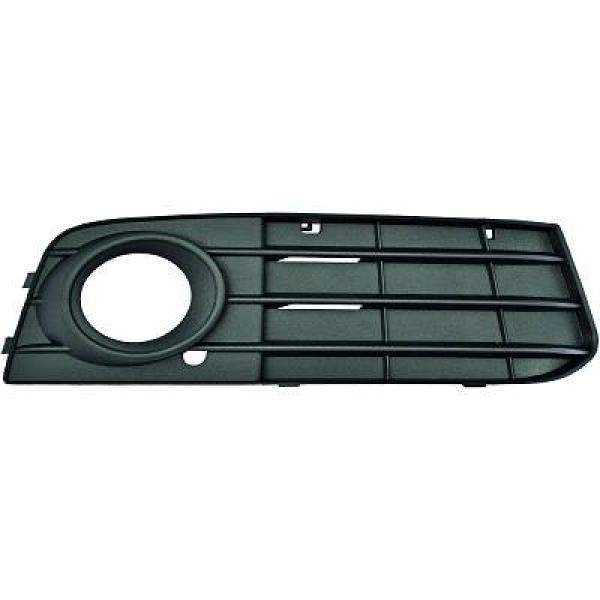 GRILLE DE PARE CHOCS RE. AUDI A4. 07 11          OHNE CHROM.