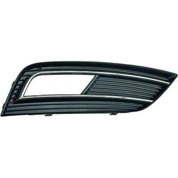 GRILLE DE PARE CHOCS RE. AUDI A4. 11 15      MIT CHROMLEISTE