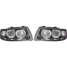 ENSEMBLE DE PHARES DESIGN A3. 00 03     KLARGLAS/SCHWARZ