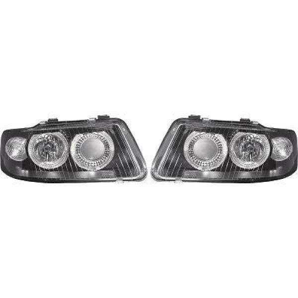 ENSEMBLE DE PHARES DESIGN A3. 00 03     KLARGLAS/SCHWARZ