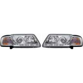 ENSEMBLE DE PHARES DESIGN A3. 96 99       KLARGLAS/CHROM