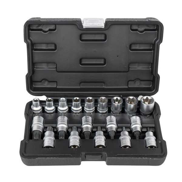 COFFRET DOUILLES TORX ET EMBOUTS 1 2 19 PIÃˆCES