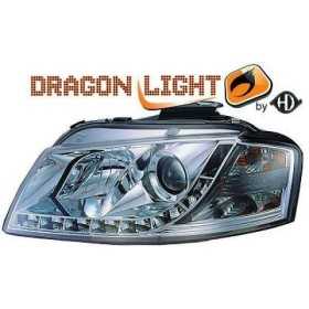 ENSEMBLE DE PHARES DESIGN A3. 03 08       KLARGLAS/CHROM