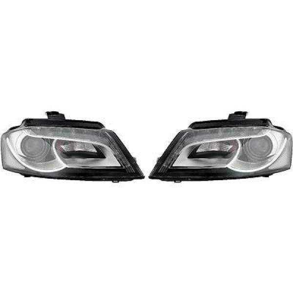 Phares LED DRL pour Audi A3 8P 8P1 8PA (2009-2012) feux de jour Design lifting noir