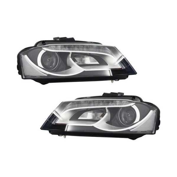 Phares LED DRL pour Audi A3 8P 8P1 8PA (2009-2012) feux de jour Des...