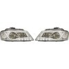 SET PROJECTEUR DESIGN AUDI A3. 08 12       KLARGLAS/CHROM