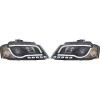 SET PROJECTEUR DESIGN AUDI A3. 08 12     KLARGLAS/SCHWARZ