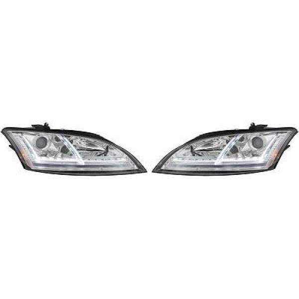 ENSEMBLE DE PHARES DESIGN TT. 06 10       KLARGLAS/CHROM