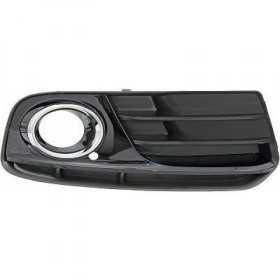 GRILLE DE PARE CHOCS RE. AUDI Q5. 12 16       SCHWARZ/CHROM.