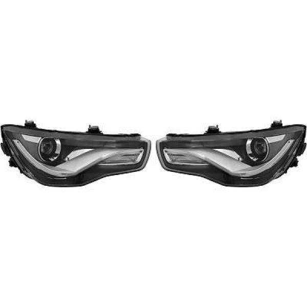 JEU DE PHARES AUDI A1. 10 15        H7+LED+MOTOR.
