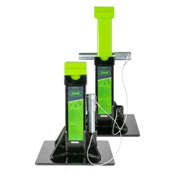 JEU DE 2 CHANDELLES Ã€ CRÃ‰MAILLÃˆRE 22 TONNES 338-500 MM