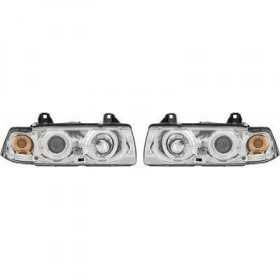 ENSEMBLE DE PHARES BMW E36. 92 98        H1+H1 FÃœR LWR