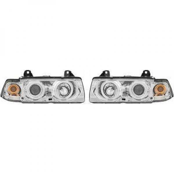 ENSEMBLE DE PHARES BMW E36. 92 98        H1+H1 FÃœR LWR