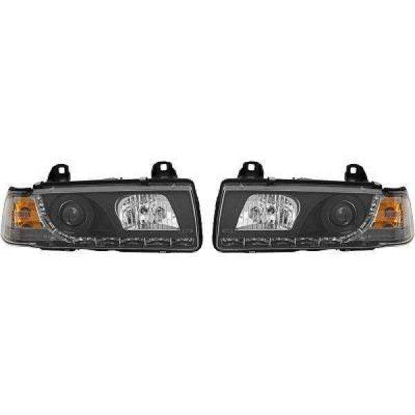 ENSEMBLE DE PHARES DESIGN E36. 90 99      KLARGL./SCHWARZ