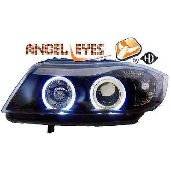 ENSEMBLE DE PHARES DESIGN E90. 05 08     KLARGLAS/SCHWARZ