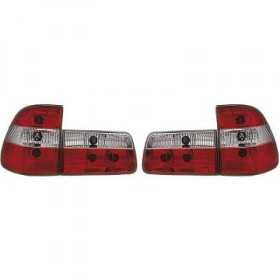 ENSEMBLE DE FEUX ARRIÃˆRE DESIGN E39. 95 00   KLARGLAS ROT WEISS