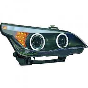 ENSEMBLE DE PHARES DESIGN E60. 03 07     KLARGLAS/SCHWARZ