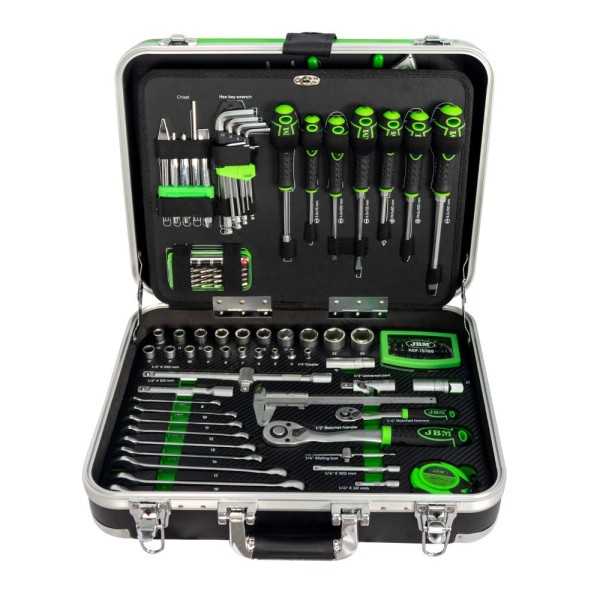 COFFRET D OUTILS DE 135 PIÃˆCES AVEC DOUILLES HEXAGONALES ZINGUÃ‰ES