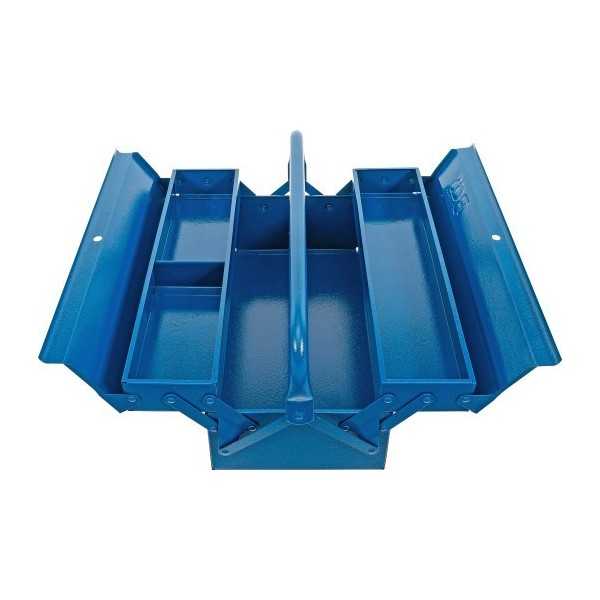 Caisse Ã¡ outils mÃ©tallique vide 420 x 200 x 150 mm 3 compartiments