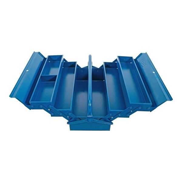 Caisse Ã¡ outils mÃ©tallique vide 420 x 200 x 200 mm 5 compartiments