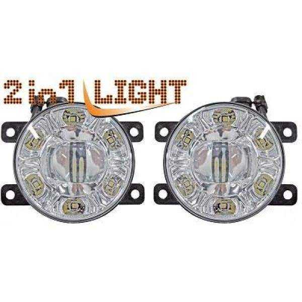 ENSEMBLE ANTIBROUILLARD FIESTA. 02          KLARGLAS/CHROM