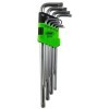 JEU DE 9 BUSES TORX EXTRA LONGUES