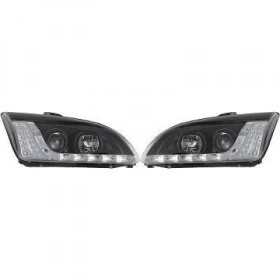 ENSEMBLE DE PHARES DESIGN FOCUS. 04 08     KLARGLAS SCHWARZ