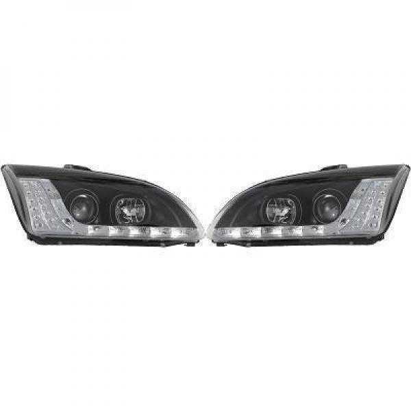 ENSEMBLE DE PHARES DESIGN FOCUS. 04 08     KLARGLAS SCHWARZ