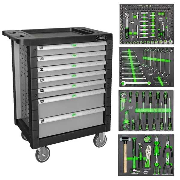 SERVANTE D OUTILS 7 TIROIRS - GRIS