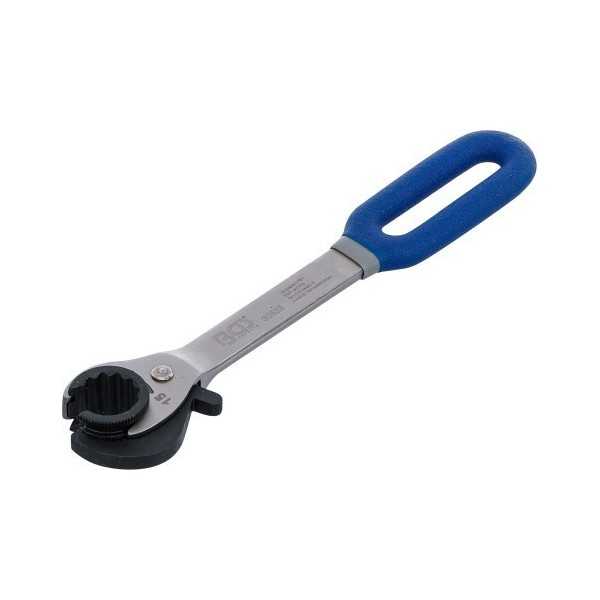 ClÃ© Ã  tuyauter Ã  cliquet ouverte 15 mm