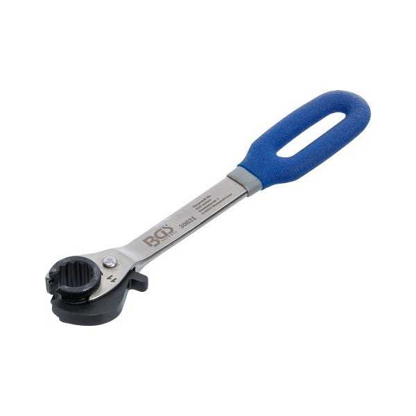 ClÃ© Ã  tuyauter Ã  cliquet ouverte 11 mm