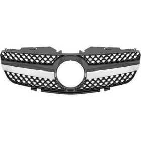 CALANDRE GRIL CPL. DB R230. 01 06        CHROM/SCHWARZ