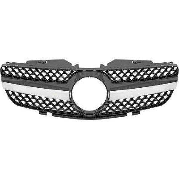 CALANDRE GRIL CPL. DB R230. 01 06        CHROM/SCHWARZ