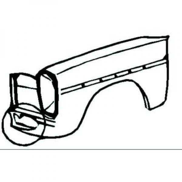 Aile DROIT W115. 73 76          AUCH COUPE`