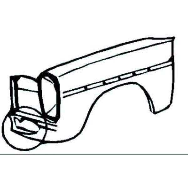 Aile GAUCHE W115. 73 76          AUCH COUPE`