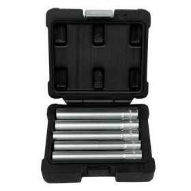 COFFRET DE DOUILLES 5 PIÃˆCES DE TÃŠTES HEXAGONALES ALLONGÃ‰ES 3 8