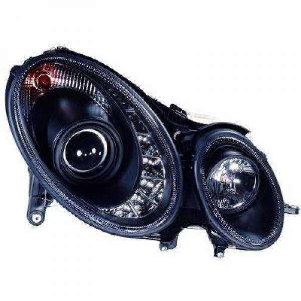 ENSEMBLE DE PHARES DESIGN W211. 02 06     KLARGLAS/SCHWARZ