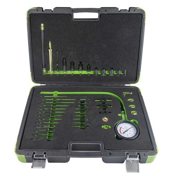 COFFRET DE TEST DE COMPRESSION DES MOTEURS ESSENCE ET DIESEL