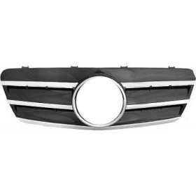 CALANDRE GRIL CPL. DB W208. 97 02        CHROM/SCHWARZ