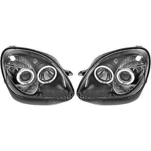 JEU DE PHARES SLK. 05 04     KLARGLAS/SCHWARZ