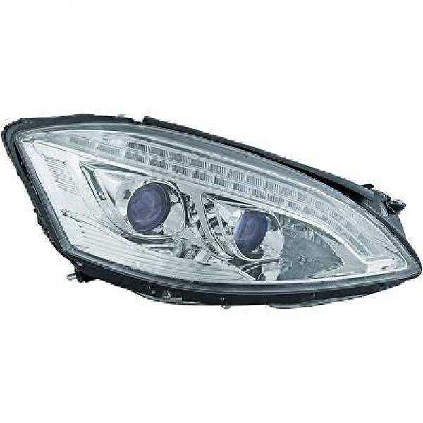 ENSEMBLE DE PHARES DESIGN W221. 06 09       KLARGLAS/CHROM