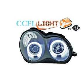 Headlights Angeleyes CCFL adaptÃ©s a Mercedes C-Class 2000-2006