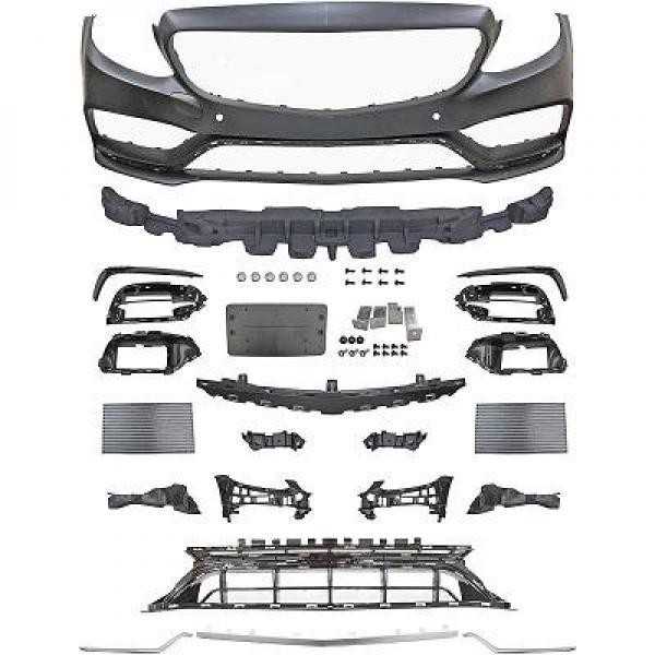 PARE CHOCS SPORT VO W205. 18 21        AMG C63 OPTiK