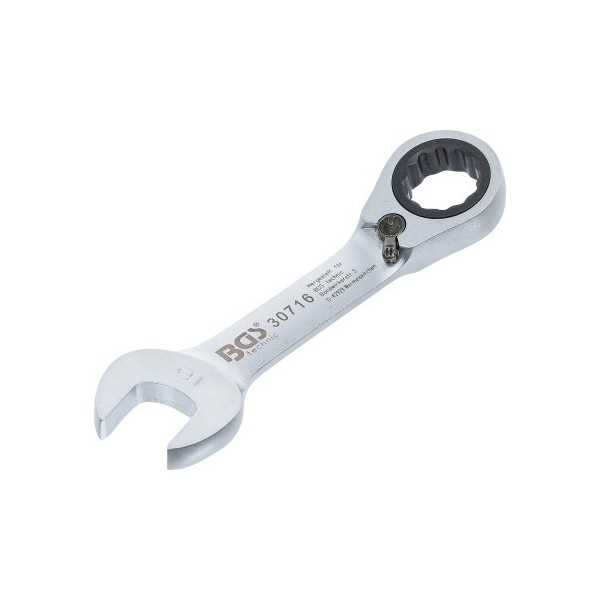 ClÃ© mixte Ã  cliquet courte rÃ©versible 16 mm