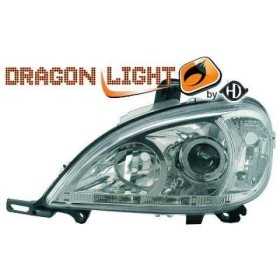 ENSEMBLE DE PHARES DESIGN W163. 98 01             KLARGLAS